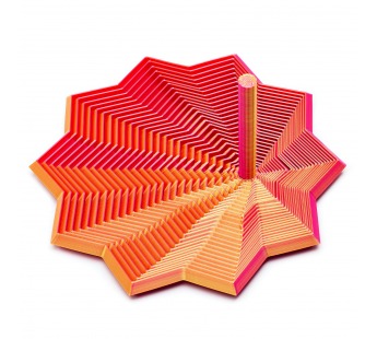 Антистресс игрушки - 3D Пирамида 15см (red/coral) (243950)#2143613