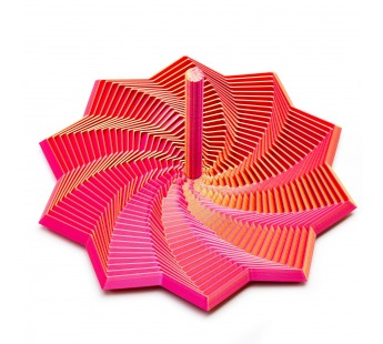 Антистресс игрушки - 3D Пирамида 15см (red/coral) (243950)#2143611