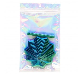 Антистресс игрушки - 3D Пирамида 9см (dark blue/green) (243946)#2143609