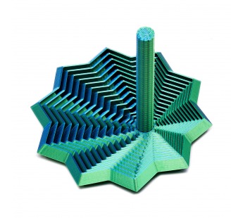 Антистресс игрушки - 3D Пирамида 9см (dark blue/green) (243946)#2143610