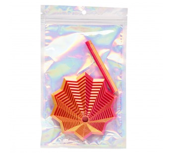Антистресс игрушки - 3D Пирамида 9см (red/coral) (243949)#2143606