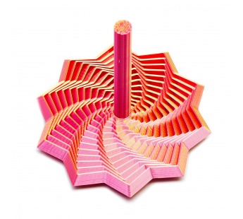 Антистресс игрушки - 3D Пирамида 9см (red/coral) (243949)#2143605