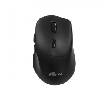 Беспроводная мышь RITMIX RMW-212, черная, 2,4G, кнопки 5+1, разрешение DPI 1000-1200-1600 (1/60)#2146581