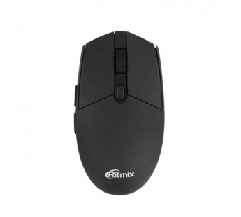 Беспроводная мышь RITMIX RMW-213, черная, 2,4Ггц, кнопки 5+1, разрешение DPI 800-1200-1600 (1/100)#2146579