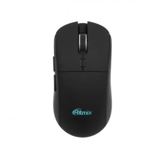 Беспроводная мышь RITMIX RMW-221, черная, 2.4G+BT кнопки 5+1, подсветка, разрешение DPI 1200-1800-2400-3600 (1/60)#2146577