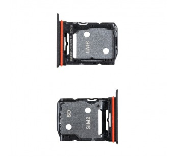 Держатель SIM для Xiaomi Poco M8 5G (25118PC98G) Черный#2144878