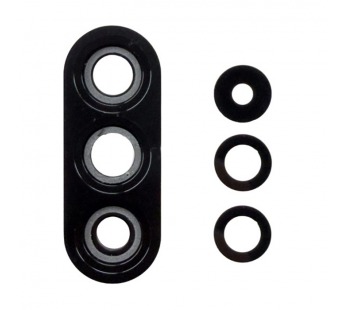 Стекло камеры для Samsung Galaxy A56 5G (A566B) в сборе с рамкой Черный#2146089