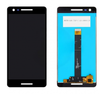 Дисплей для Nokia 2.1 + тачскрин (черный) (copy LCD)#2143484