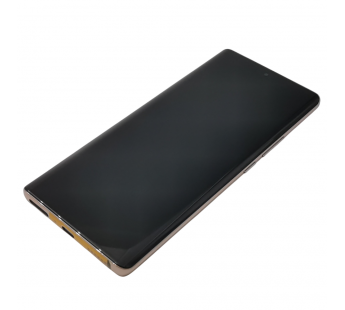 Дисплей для Tecno Spark 20 Pro Plus (KJ7) + тачскрин + рамка (золото),Full ORIG#2144400