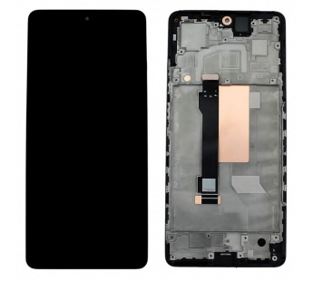 Дисплей для Xiaomi Redmi Note 12 Pro 5G + тачскрин + рамка (черный),Full ORIG#2144314