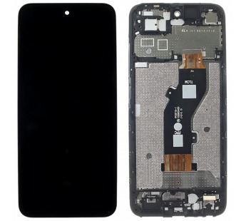 Дисплей для Tecno Spark Go 1 (KL4) + тачскрин + рамка (черный), FullORIG#2144404