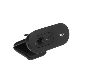 Веб-камера LOGITECH C505e 1.2Mpix (1280x720) USB2.0 с микрофоном для ноутбука, черный [960-001373]#2144431