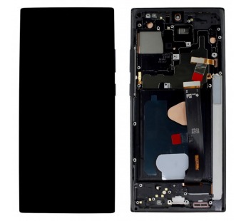 Дисплей для Samsung SM-N985/N986 Galaxy Note 20 Ultra 5G + тачскрин+ рамка (черный), OLED LCD#2147800