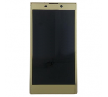 Дисплей для Sony Xperia L2 (H4311/H4331) + тачскрин + рамка (золото),Full ORIG#2145328