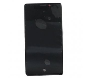 Дисплей для Sony Xperia T (LT30p) + тачскрин (черный) + рамка, ориг#2145079