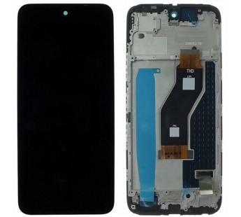 Дисплей для Infinix Hot 60i (X6728) + тачскрин + рамка (черный), Full ORIG#2144596