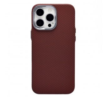 Чехол-накладка - SM028(2) SafeMag Carbon для "Apple iPhone 16 Pro Max" (dark red) (243997)#2145039
