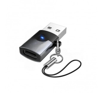 Адаптер USB - Type-C Hoco UA46B Серый#2145953