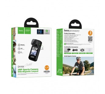 Видеорегистратор/экшен камера Hoco DV105 черный#2145951