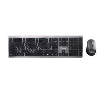 Комплект клавиатура+мышь Smartbuy 303665AG серый металлик (SBC303665AGS)/10#2145242
