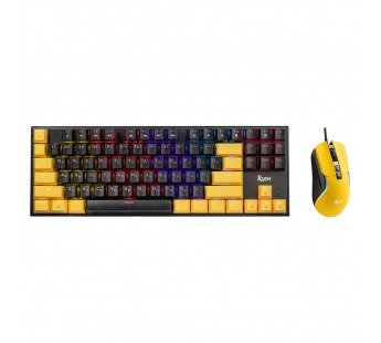Набор игровой клавиатура+мышь Smartbuy F16 черно-желтый (SBC516GK) /10#2145217