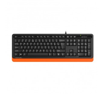 Клавиатура проводная A4TECH Fstyler FKS10 USB, черный/оранжевый (1/20)#2145767