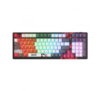 Клавиатура беспроводная игровая A4TECH Bloody WS98 Naraka механическая USB BT/Radio Multimedia, серый/красный (1/10)#2145745