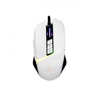 Мышь A4Tech Bloody W60 Max белый оптич. 10000dpi USB 10but (W60 MAX (PANDA WHITE)#2145710