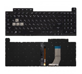 Клавиатура 0KNR0-661JRU00 для Asus ROG Strix черная с RGB-подсветкой (1-зонная)#2145554