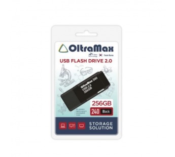 256Гб накопитель USB2.0 OltraMax 240 черный#2145635