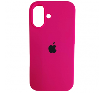 Чехол силиконовый Silicone Case ORG iPhone 16 фуксия (09)#2145829