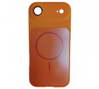 Чехол пластиковый iPhone 17 Air Skin Case MagSafe с защитой камеры оранжевый#2145858