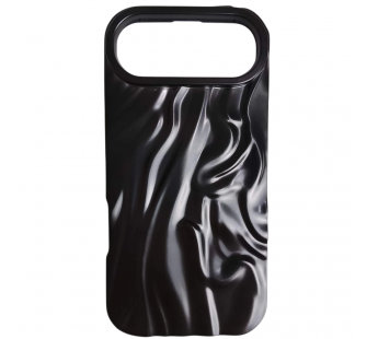 Чехол силиконовый iPhone 17 Air ВОЛНА 3D черный#2145852