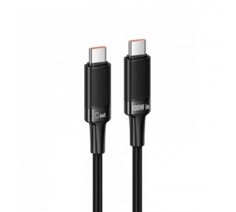 Кабель Type-C - Type-C Hoco U153 Extreme 100W 120см   (black) (243868)#2145690