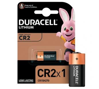 Батарейка Duracell CR2 BL1 Lithium 3V (1/10/50)#2146535
