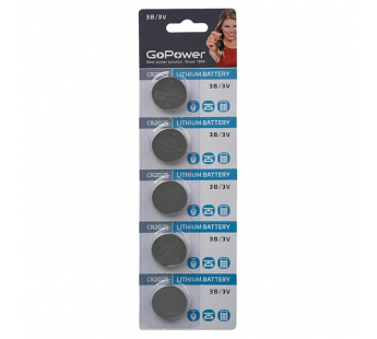 Батарейка Philips CR2025 BL5 Lithium 3V (5/100/1000)#2146537