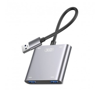 Адаптер-хаб XO HUB012A 4в1 USB (USB3.0*4), черный#2146791