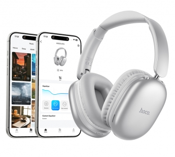 Накладные Bluetooth-наушники Hoco W73 Graceful (silver)#2157211