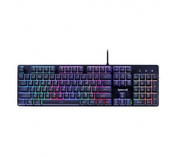 Клавиатура проводная игровая REDRAGON Nagato RU, RGB подсветка, черный, тихая, 25 anti-ghost, 104 клавиши (1/10)#2146804