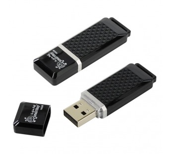 Флеш-накопитель USB 16GB Smart Buy Quartz чёрный#2106659