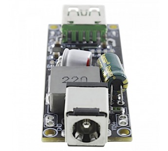 Модули питания NONAME SW3518P Модули Step-Down DC-DCпреобразователь с контроллером заряда QC2/3/4/4+, PD2/3,PPS/FCP/SCP/AFC/VOOC Uвх=5-36В (5,5.x2,5мм) Pвых=100W с гнездомType-C и USB-A#2147288