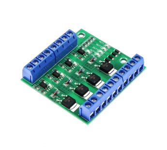 Модули реле и коммутации NONAME ME60N03 Модуль N-MOSFET 4-хканальный U=27В I=10А с оптической развязкой#2147438