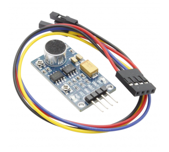 Модули аудио NONAME LM386+LM393 Модуль микрофонного усилителяс функцией обнаружения звука Uвх=3,3-5,3В#2147188