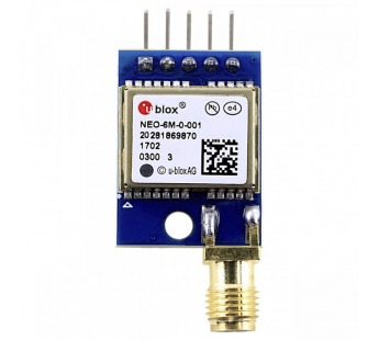 Модули беспроводные, радио NONAME NEO-6M Модуль GPS на плате сразъемом под антенну SMA-K/IPEX-J#2147163