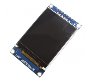 Модули индикации, управления LCD TFT 1,77" Графический TFT-дисплей128x160 с контроллером ST7735S (RGB)#2147214