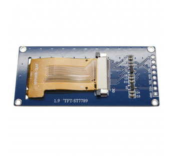 Модули индикации, управления NONAME LCD TFT 1,9" ГрафическийTFT-дисплей 170x320 с контроллером ST7789 (RGB)#2147208