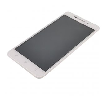 Дисплей для Lenovo A5000 + тачскрин + рамка (белый) (телефон), ориг#2147418