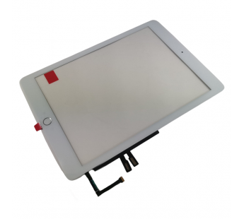 Тачскрин для iPad 2018 (A1893/A1954) + серебряная кнопка HOME(белый), ориг#2147403