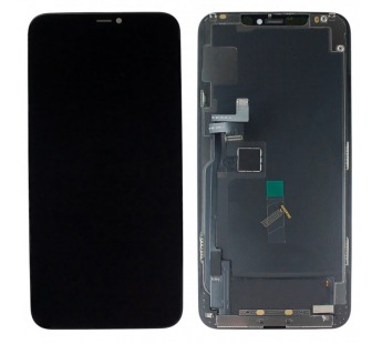 Дисплей для iPhone 11 Pro Max + тачскрин + рамка (черный), OLED DD(шлейф IC)#2147557
