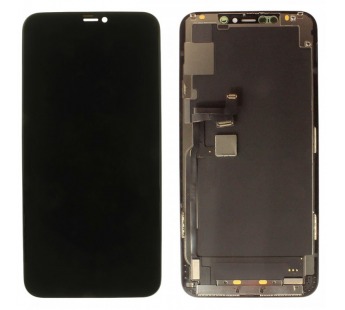 Дисплей для iPhone 11 Pro Max + тачскрин + рамка (черный), оригинал(заменено стекло)#2148606